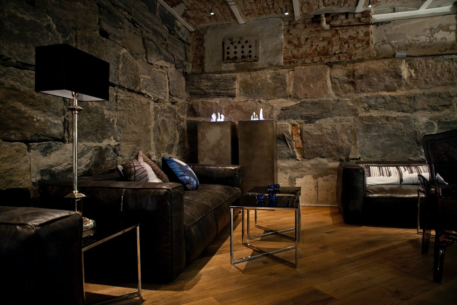 Stone Wall Basement Buckingham Designs